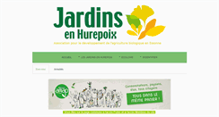 Desktop Screenshot of jardinsenhurepoix.org